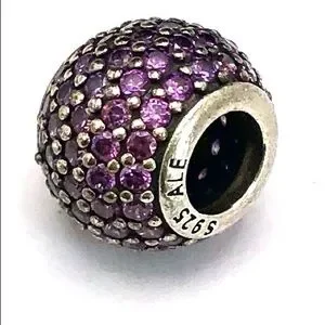 Pandora Jewelry Pandora Charm Pave Lights Pink Cz 7951pcz